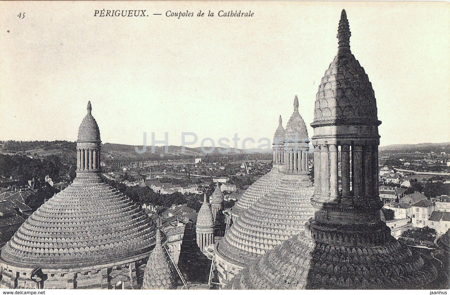 Perigueux - Coupoles de la Cathedrale - cathedral - 45 - old postcard - France - unused - JH Postcards