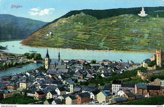 Bingen - 701 - old postcard - 1919 - Germany - used - JH Postcards