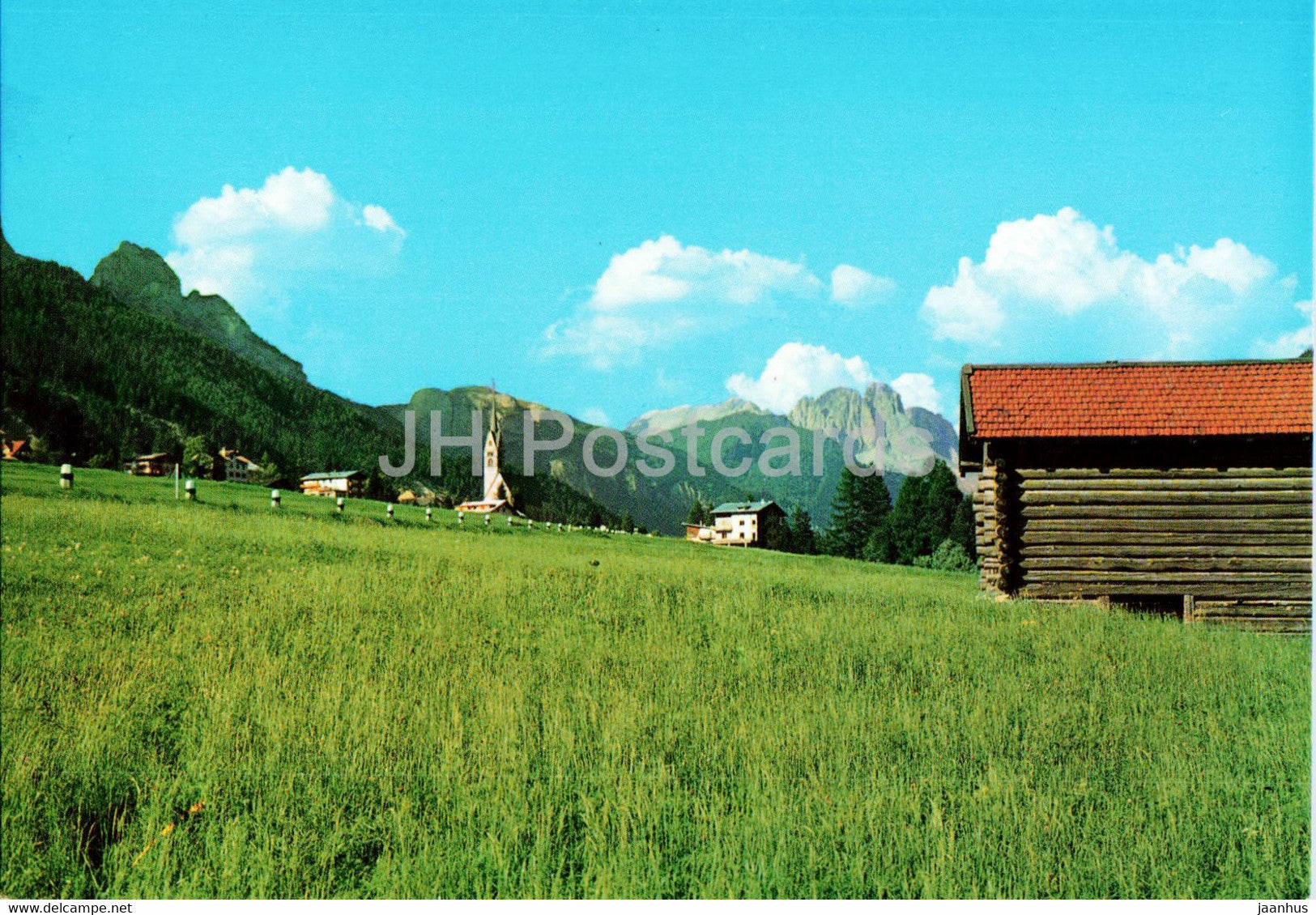Vigo di Fassa 1391 m - Dolomiti - Italy - unused - JH Postcards