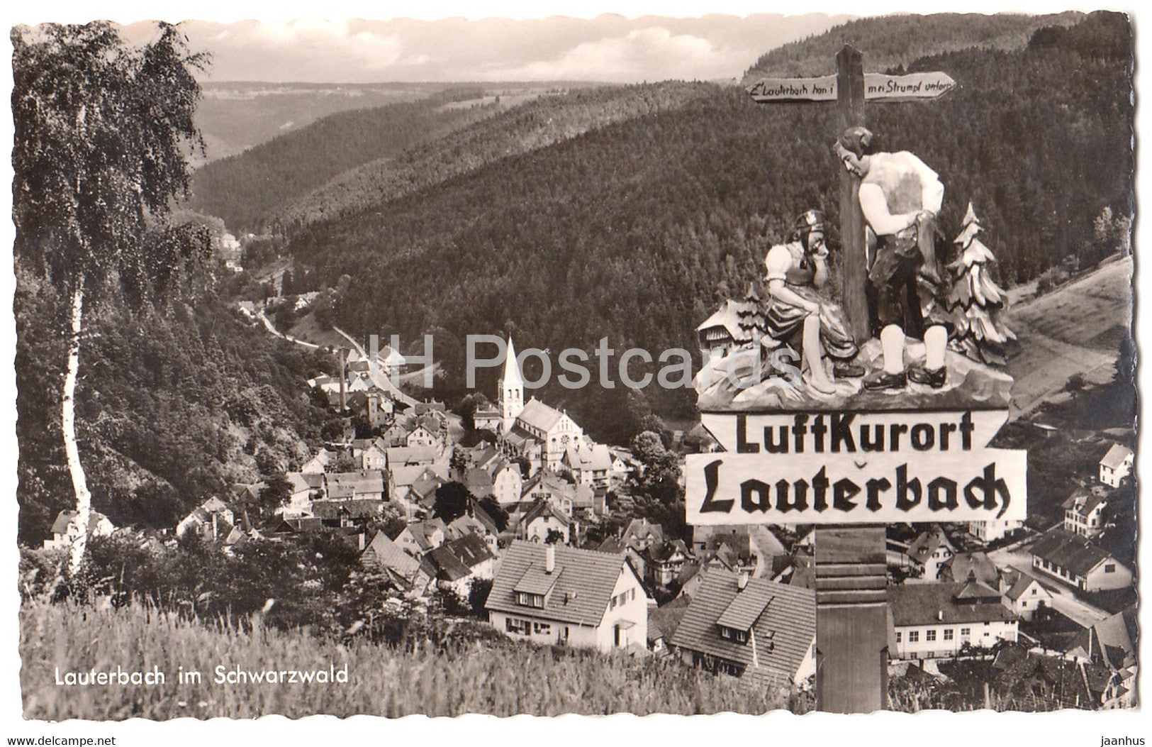 Lauterbach im Schwarzwald - 1958 - Germany - used - JH Postcards