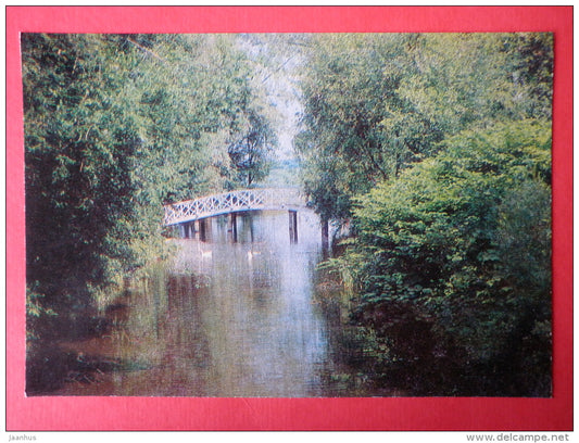 The Pond overgrown with willow-trees - The Pushkin State Museum-Preserve - 1982 - Russia USSR - unused - JH Postcards