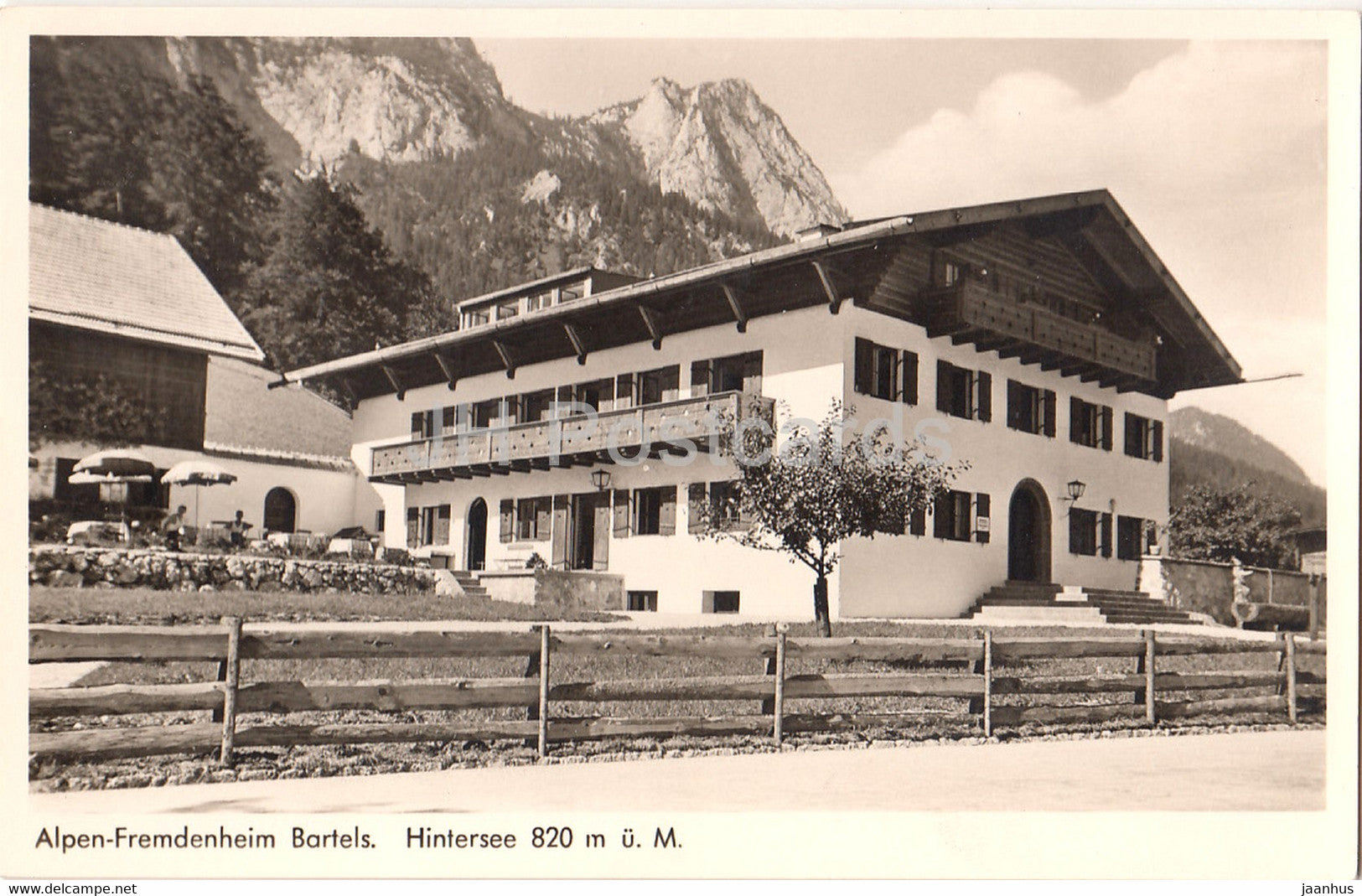 Alpen Fremdenheim Bartels - Hintersee 820 m - 348 - Germany - unused - JH Postcards