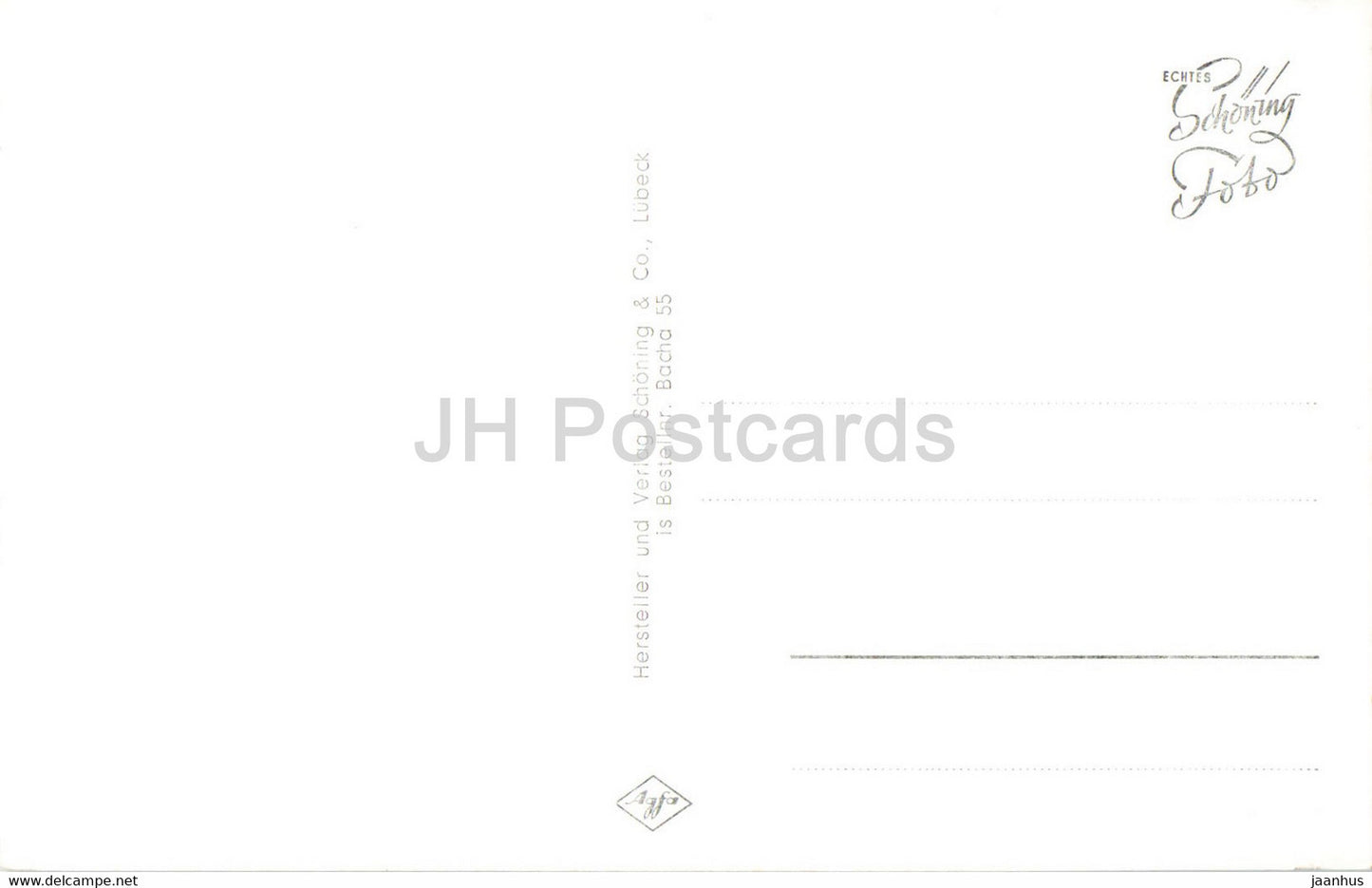 Gruss aus Bacharach am Rhein - Burg Stahleck - Werner Kapelle - old postcard - Germany - unused