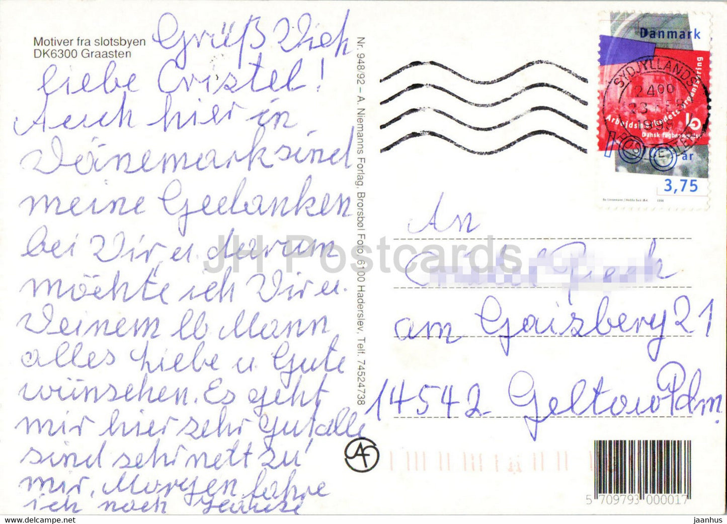 Graasten - vues de la ville - multiview - 1998 - Danemark - occasion