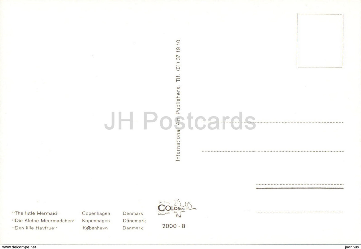 Copenhagen - Little Mermaid - Colorama - Denmark - unused