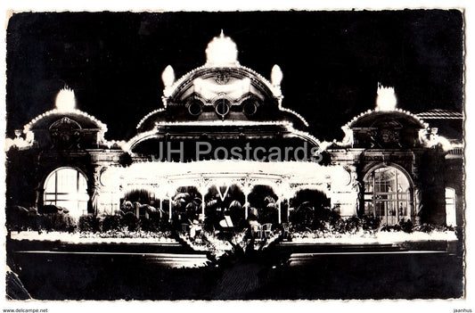 Vichy - Le Grand Casino le Nuit - Grand Casino in the night - Allier - 27 - France - 1960 - used - JH Postcards