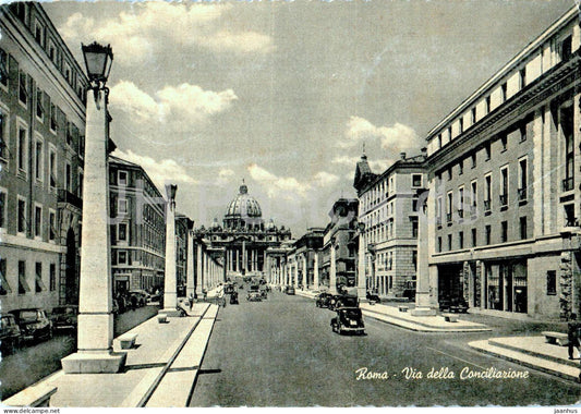 Roma - Rome - Reconciliation street and St Peter - Italy - unused - JH Postcards