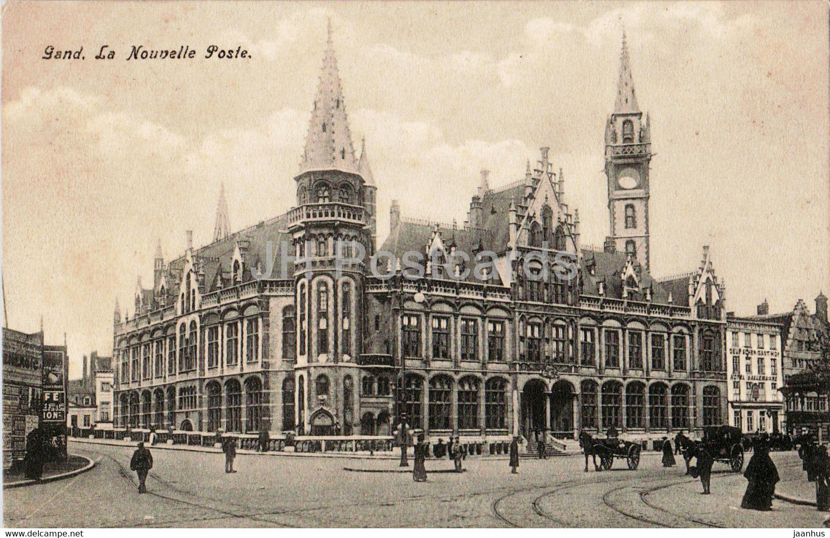 Gand - Gent - La Nouvelle Poste - old postcard - Belgium - used - JH Postcards