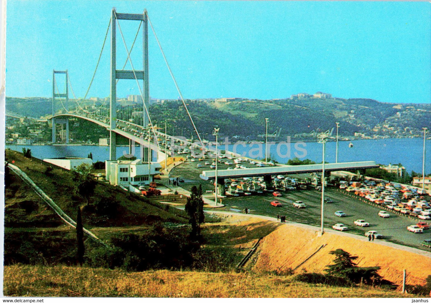Istanbul - The view of Bosphorus Bridge from Beylerbeyi village - Celik - Turkey - unused - JH Postcards