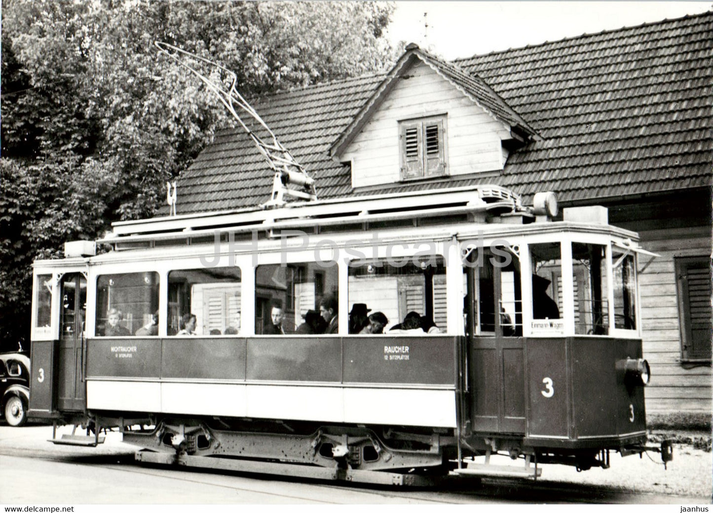 Heerbrugg - Linie Diepoldsau - tram - old postcard - Switzerland - unused - JH Postcards