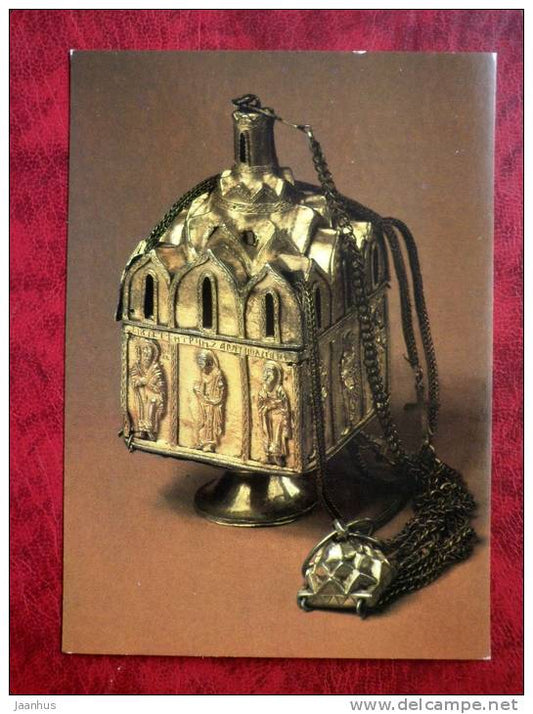Gold and Silverwork in old Russia - Censer, 1405 - 1983 - Russia - USSR - unused - JH Postcards