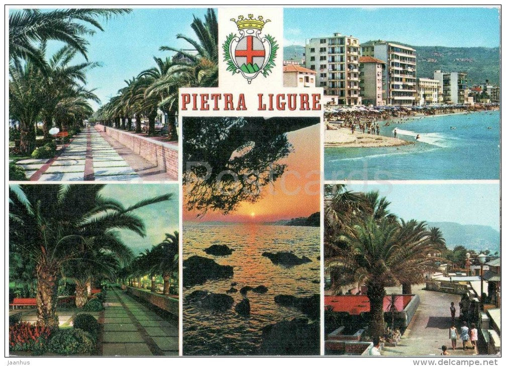 Passeggiata a Mare - Pietra Ligure - Savona - Liguria - P. 82 - Italia - Italy - unused - JH Postcards