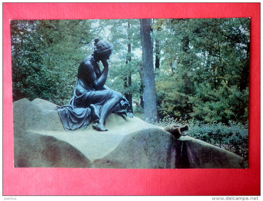 Milkmaid fountain - Pushkin - Pushkino - 1969 - Russia USSR - unused - JH Postcards