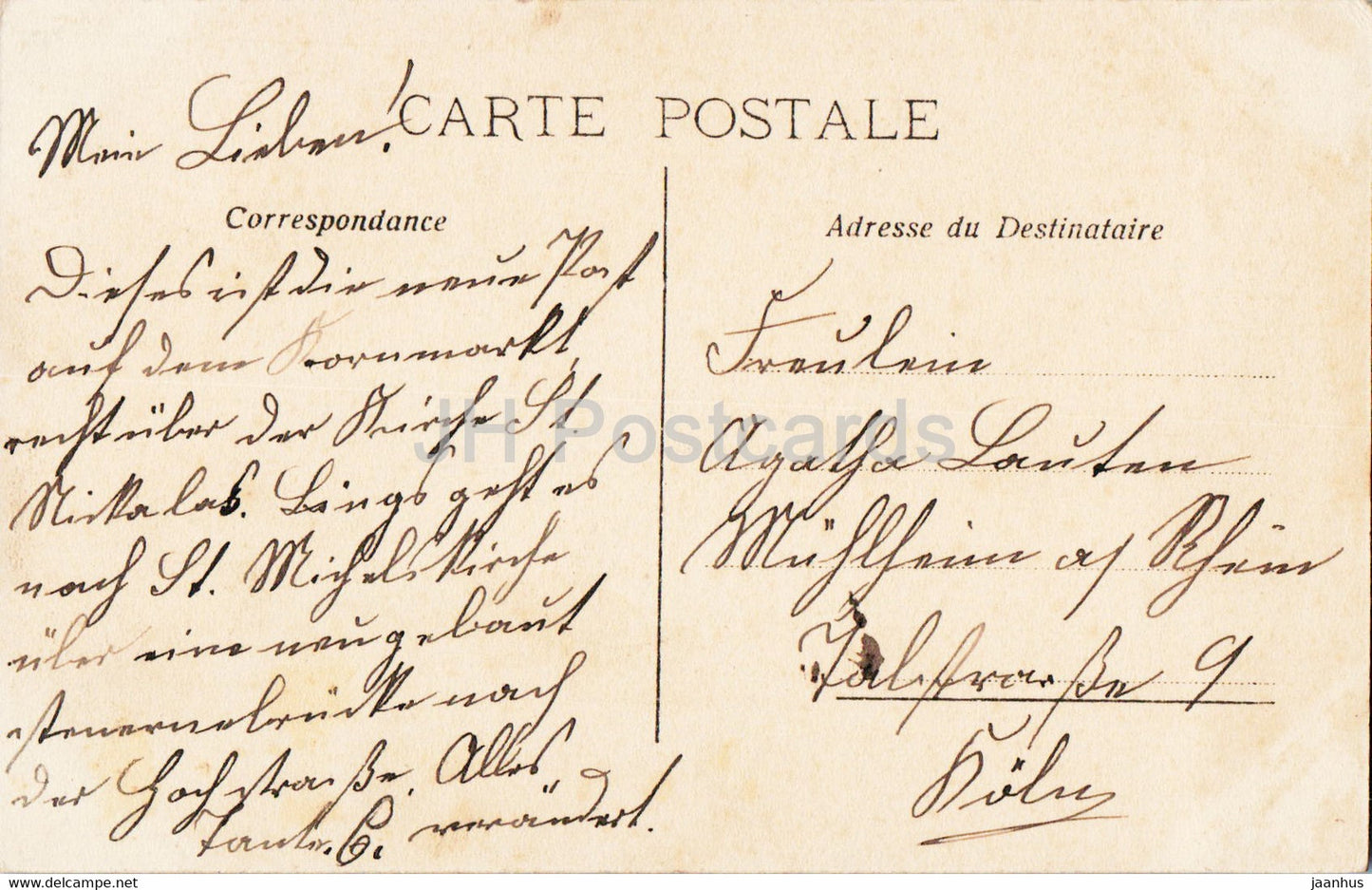 Gand - Gent - La Nouvelle Poste - carte postale ancienne - Belgique - occasion