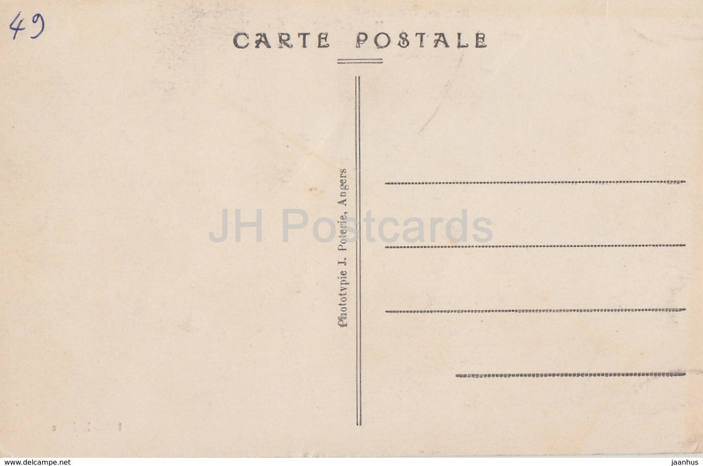 Marcé - Château de la Brideraie - château - carte postale ancienne - France - inutilisé