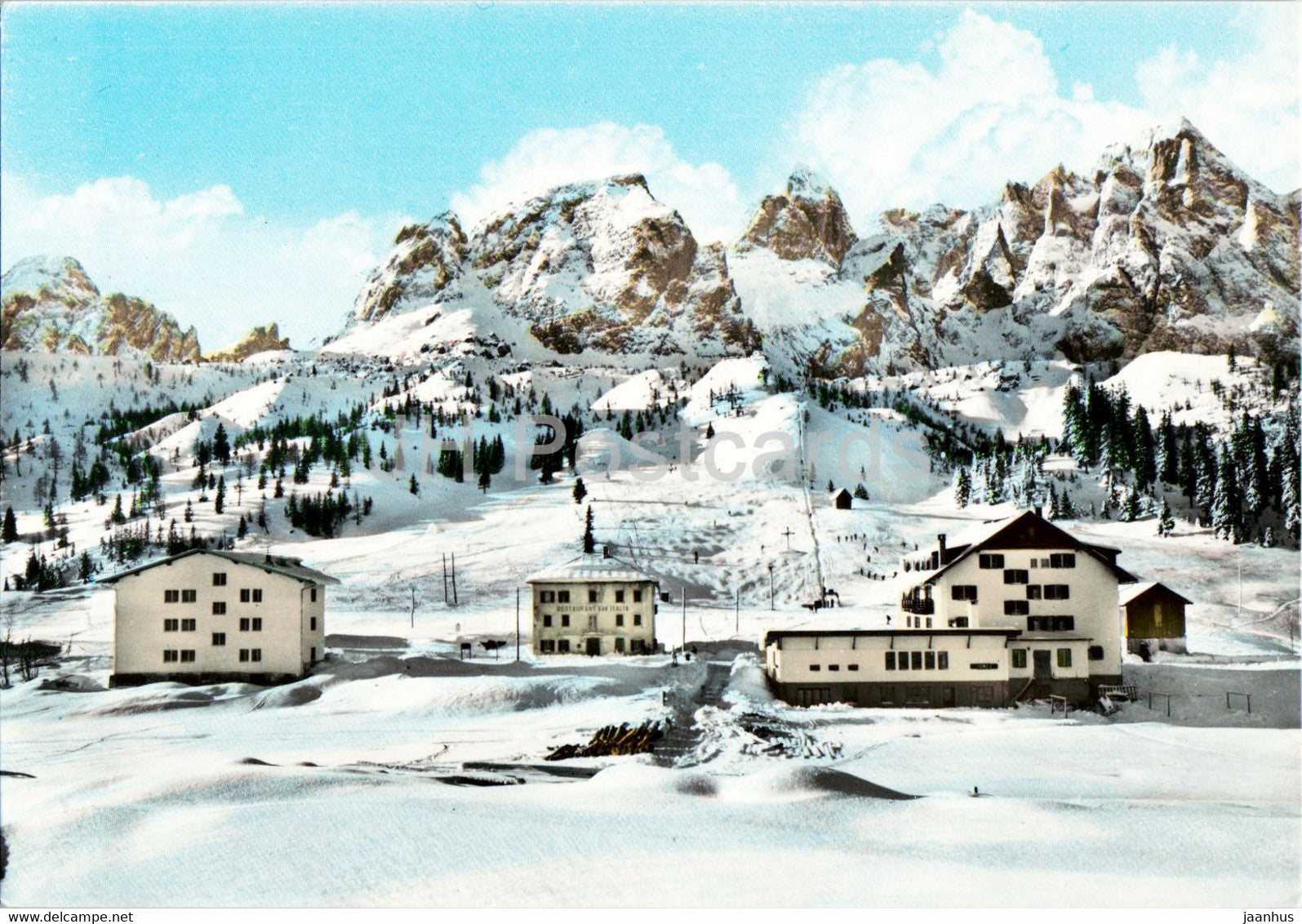 Passo Monte Croce Comelico 1656 m - Kreuzberg Pass - Italy - unused - JH Postcards