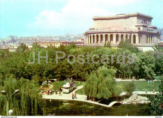 Yerevan - Spendiaryan Opera and Ballet Theatre - postal stationery - 1981 - Armenia USSR - unused