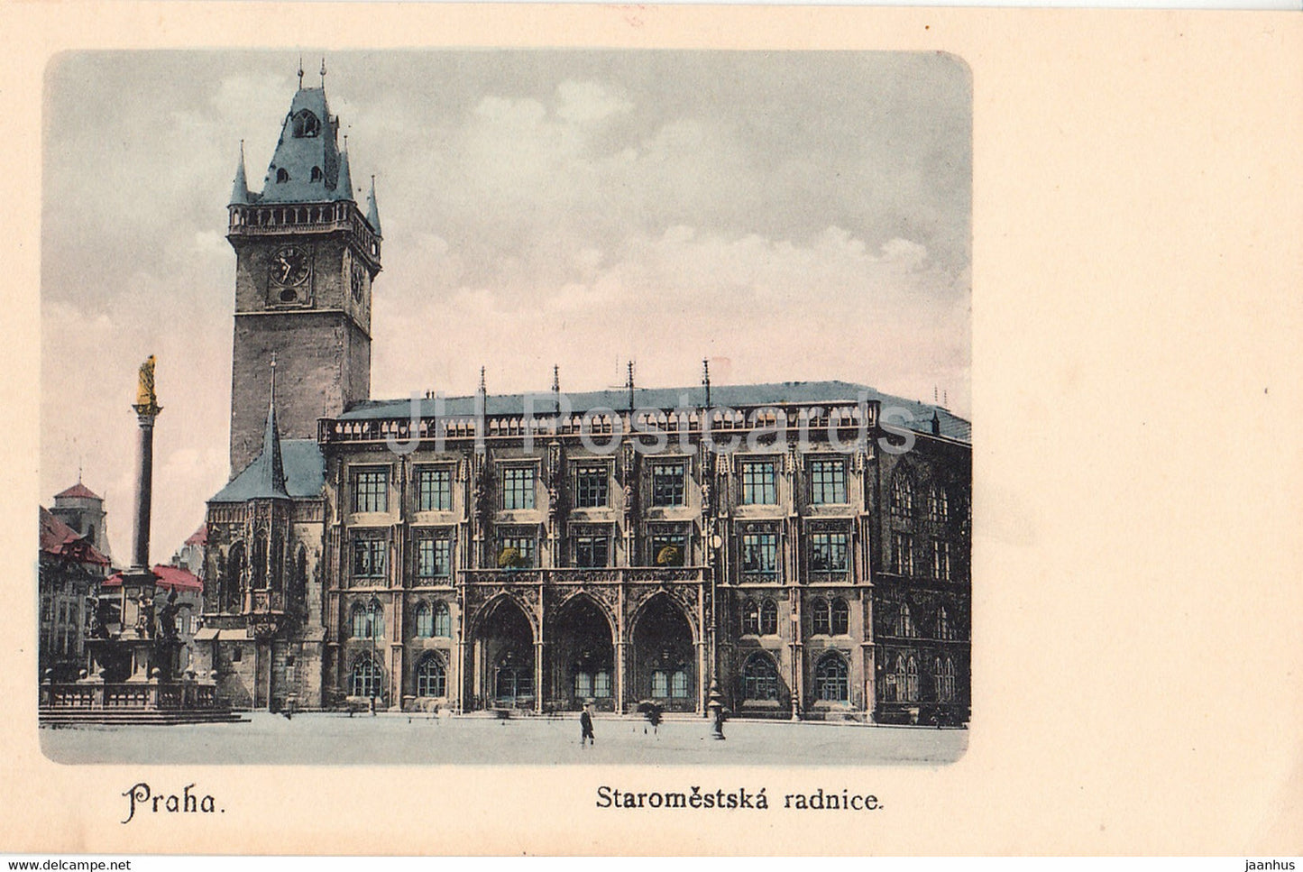 Praha - Prague - Staromestska Radnice - Town Hall - old postcard - Czech Republic - unused - JH Postcards