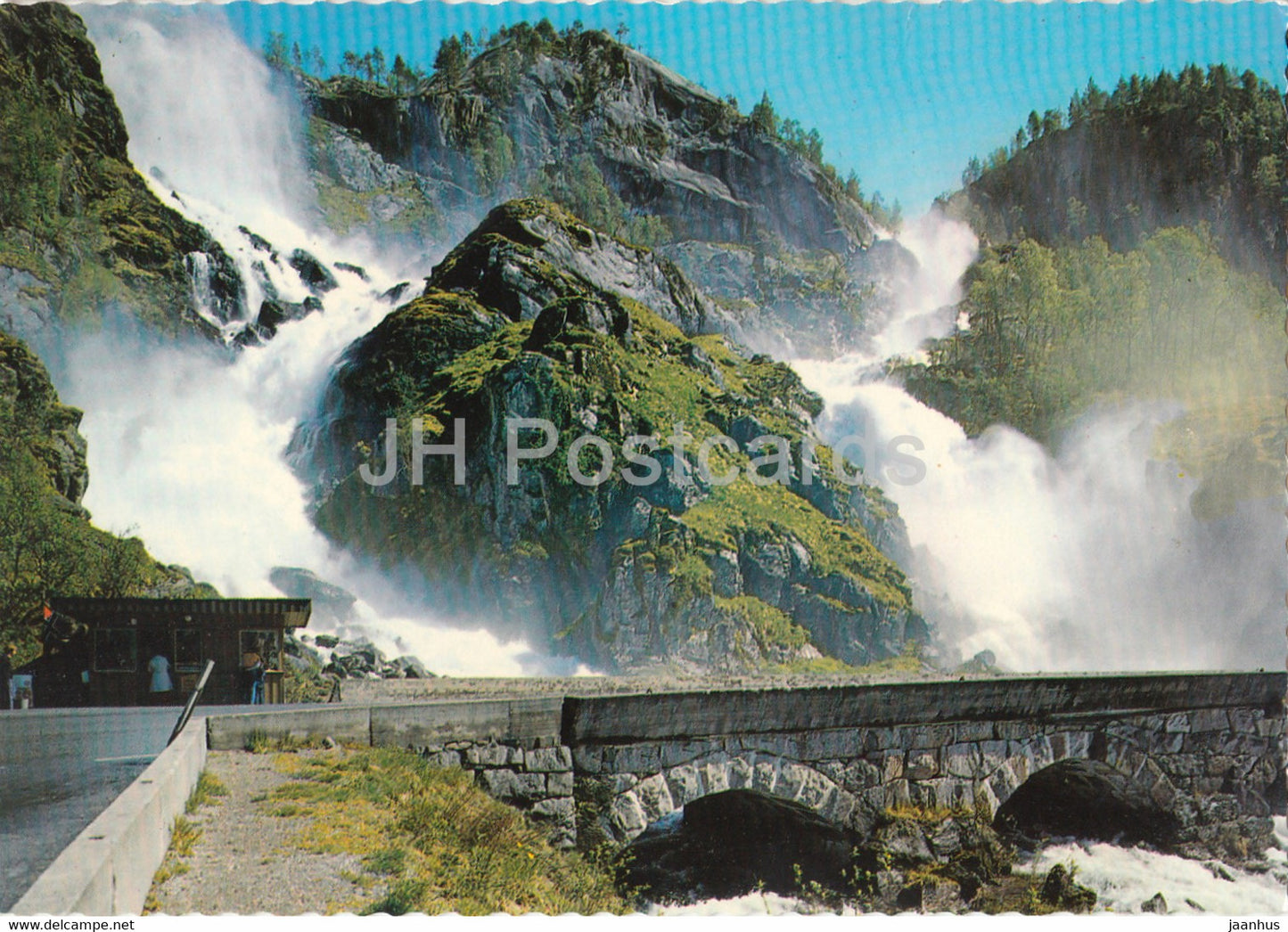 Hardanger - Latefossen - The Latefoss Falls - Norway - unused - JH Postcards