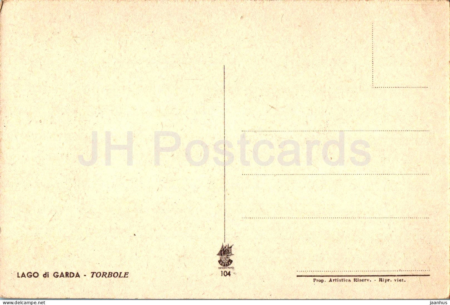 Lago di Garda - Torbole - old postcard - 104 - Italy - unused