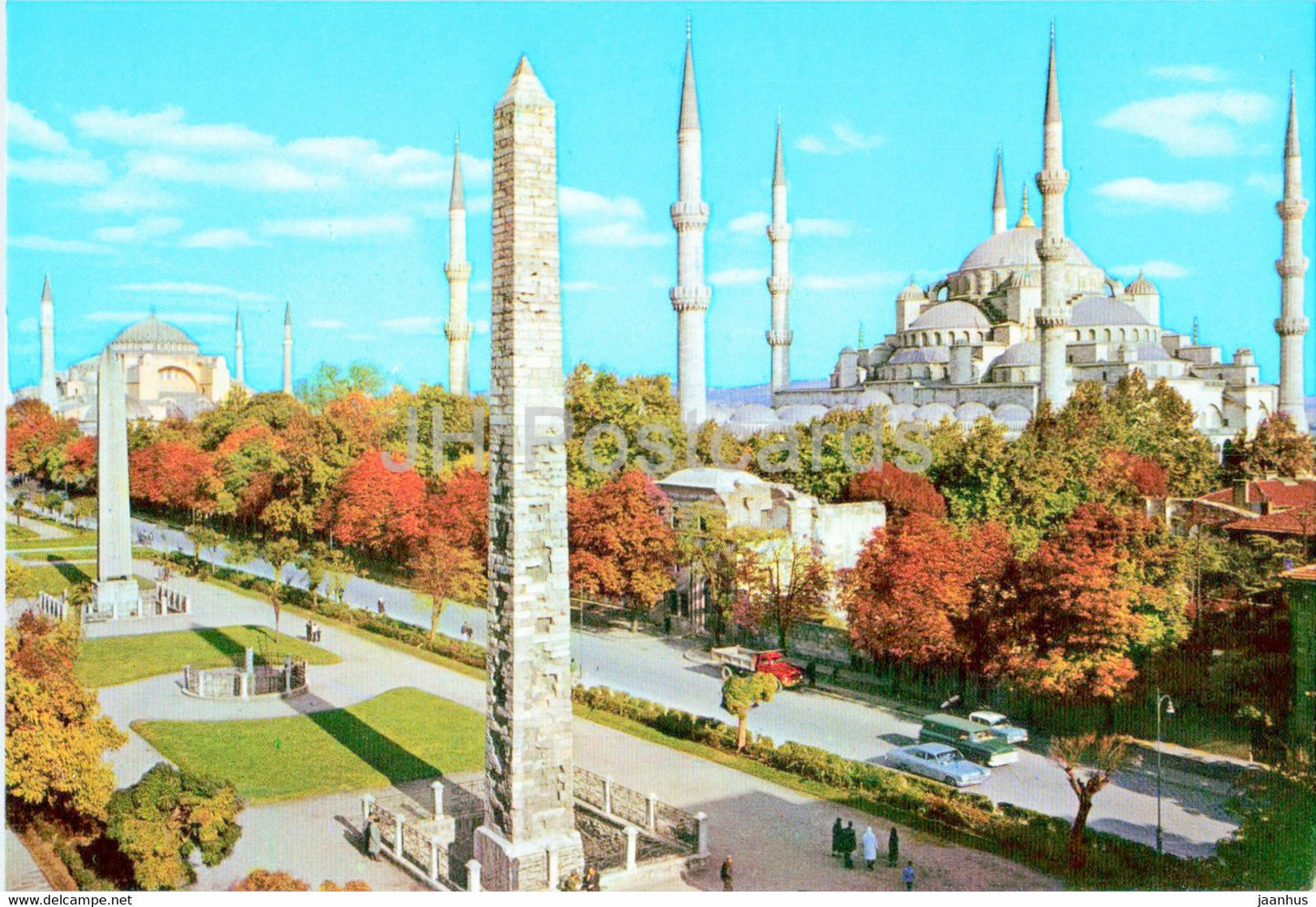 Istanbul - Hipodromus and the Blue Mosque - 34/168 - Keskin - Turkey - unused - JH Postcards