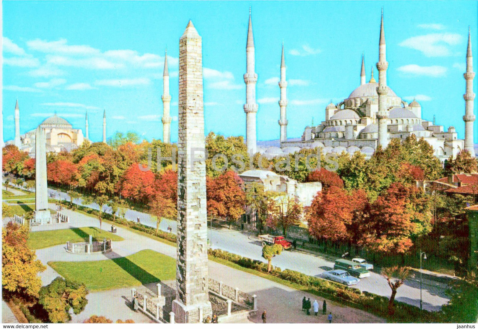 Istanbul - Hipodromus and the Blue Mosque - 34/168 - Keskin - Turkey - unused - JH Postcards