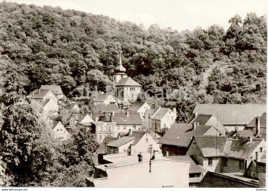 Volkssolbad Bad Sulza - Blick zum Herlitzberg - Germany DDR - unused - JH Postcards