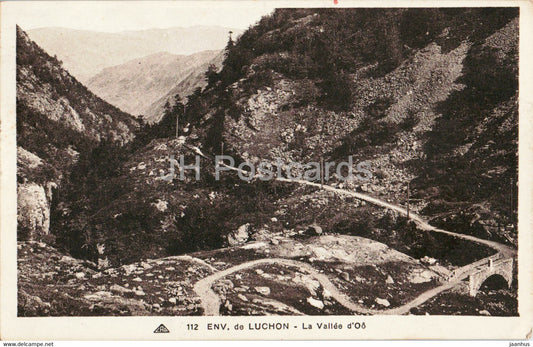 Env de Luchon - La Vallee d'Oo - 112 - old postcard - 1935 - France - used - JH Postcards
