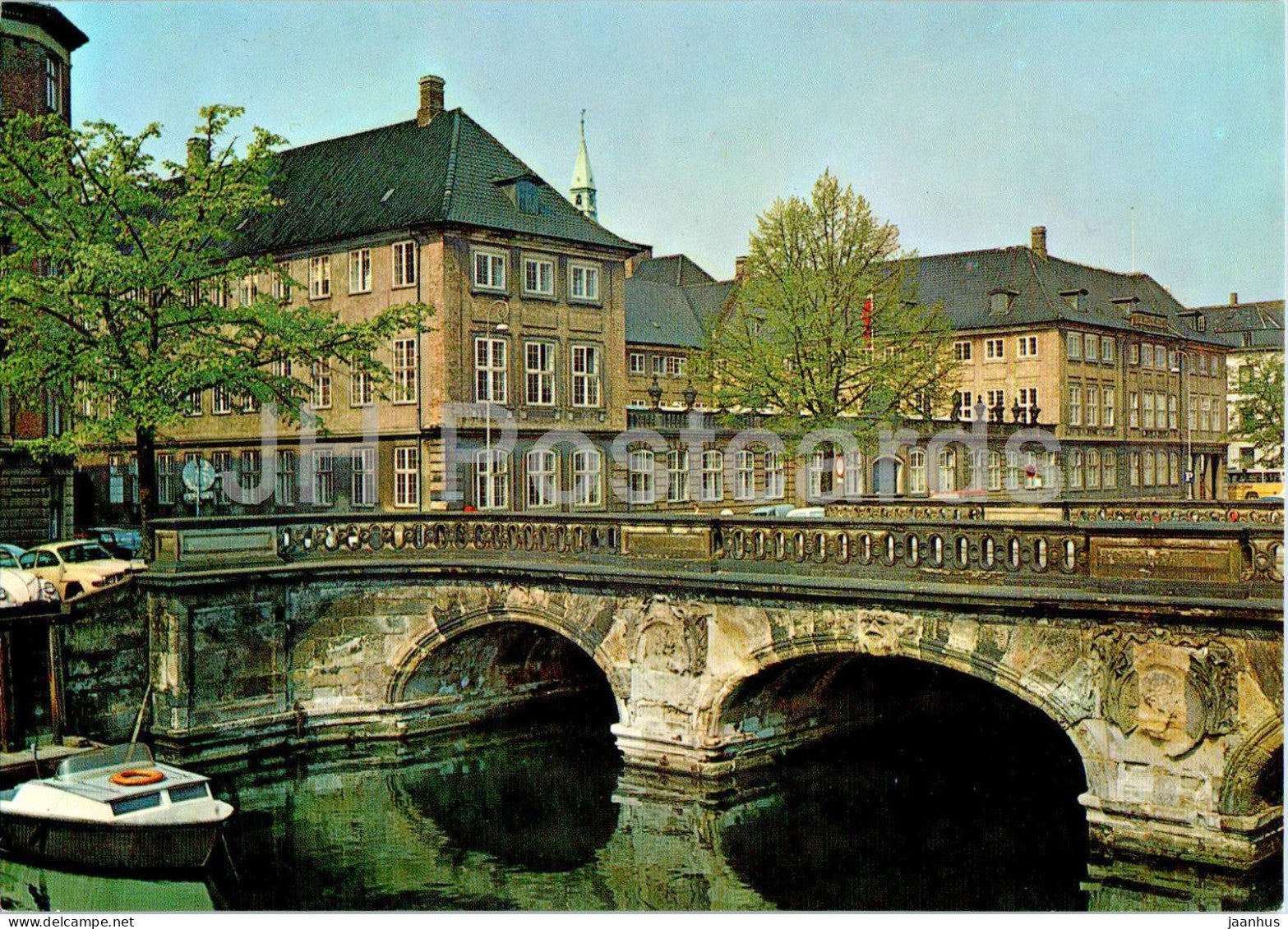 Copenhagen - Kobenhavn - The National Museum - The Prince's Palace and the Marble bridge boat - 9971 - Denmark - unused - JH Postcards