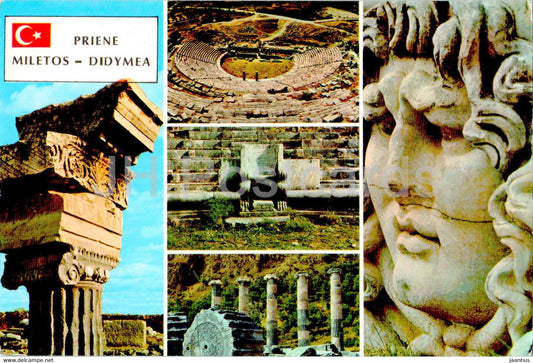 Priene - Miletos - Didymea - Soke - multiview - ancient world - 5453 - Turkey - unused - JH Postcards