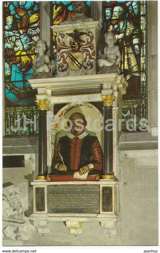 Stratford-Upon-Avon - Shakespeare's Monument - Holy Trinity Church - SPC 5 - United Kingdom - England - unused - JH Postcards