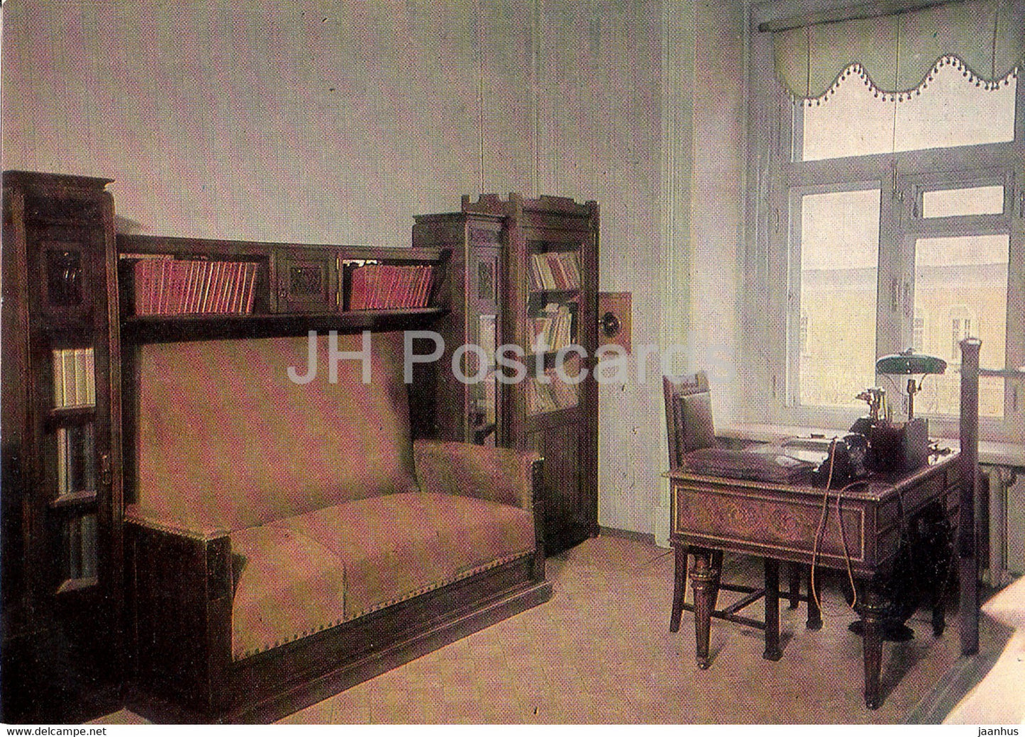 Lenin's study and apartment in the Kremlin - Krupskaya room - 1968 - Russia USSR - unused - JH Postcards