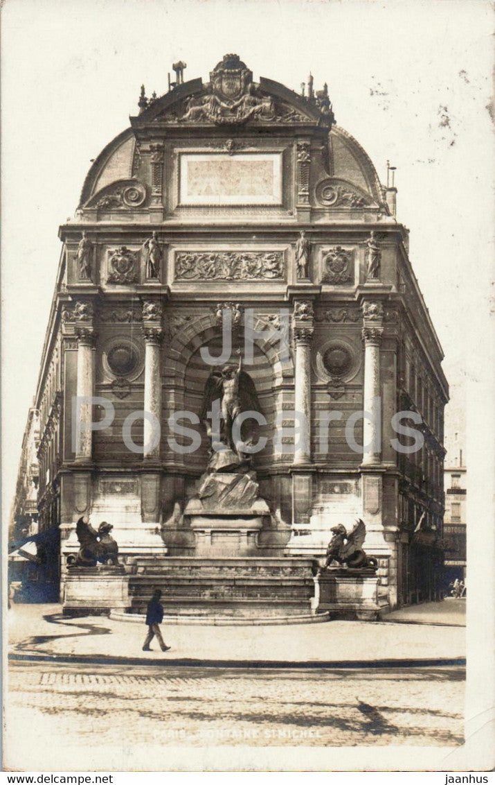 architecture - old postcard - 1916 - France - used - JH Postcards