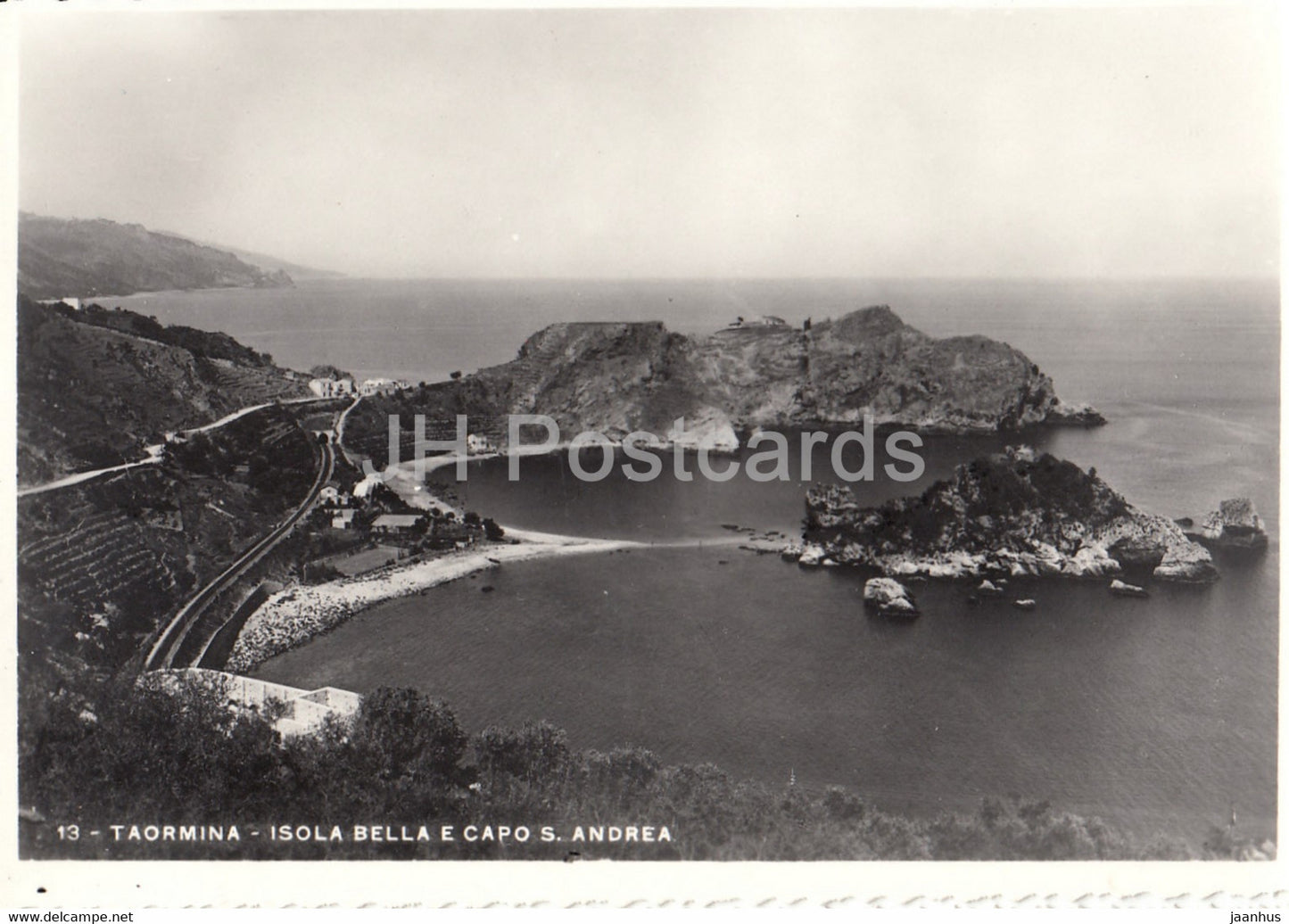 Taormina - Isola Bella e Capo S Andrea - 13 - Italy - unused - JH Postcards