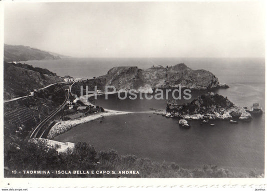 Taormina - Isola Bella e Capo S Andrea - 13 - Italy - unused - JH Postcards