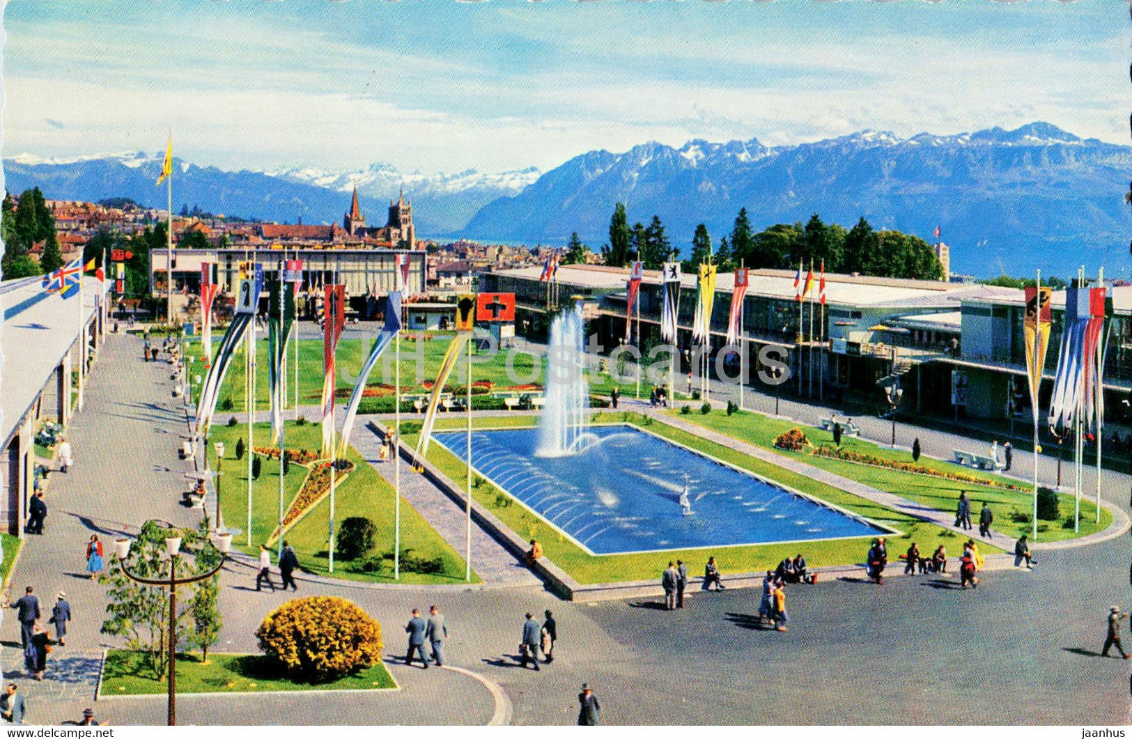 Lausanne - Exposition - Switzerland - unused - JH Postcards