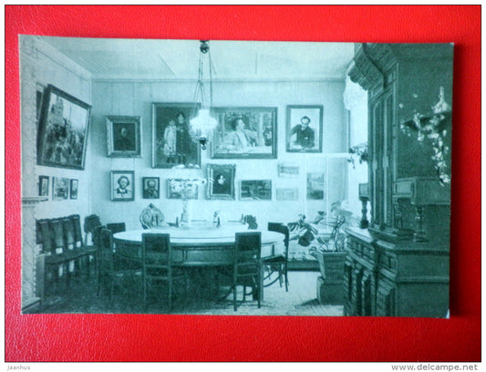 The Repin dining-room - russian artist Ilya Repin Memorial Home Penates - 1968 - Russia USSR - unused - JH Postcards