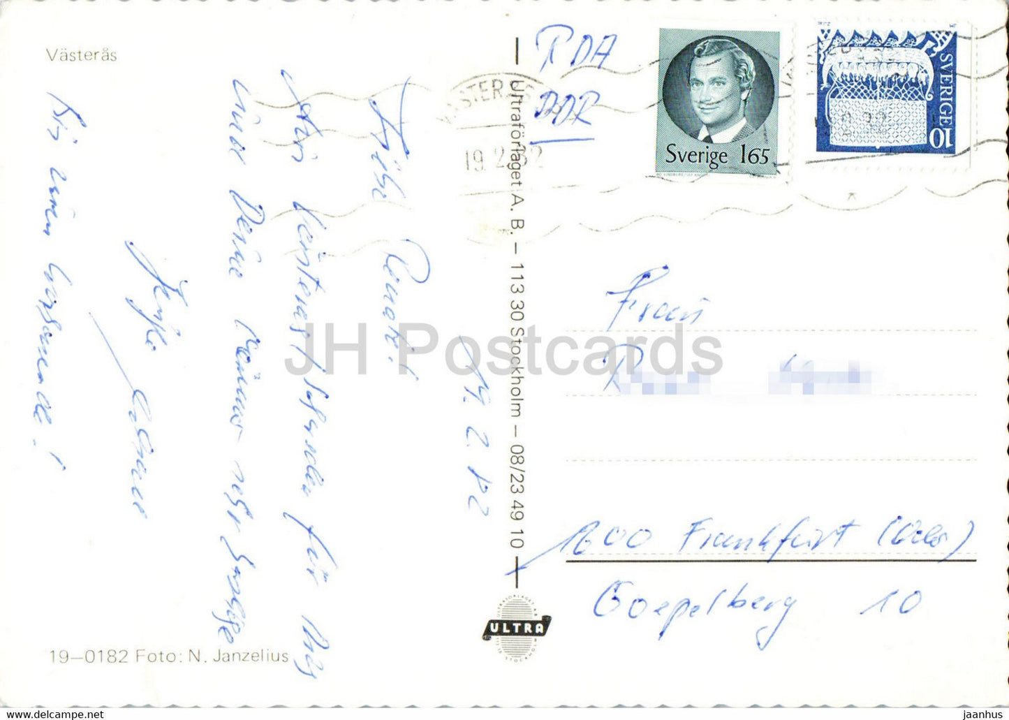 Halsning fran Vasteras – 1982 – Schweden – gebraucht