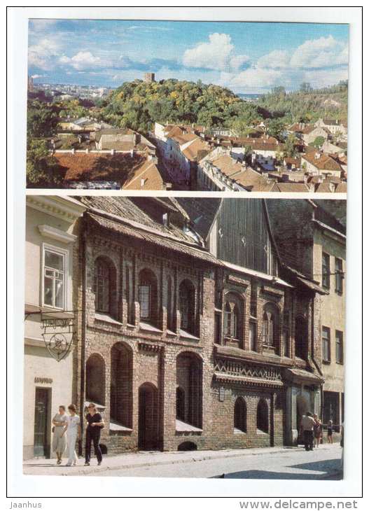 The Old Town - M. Gorky street - Vilnius - 1983 - Lithuania USSR - unused - JH Postcards