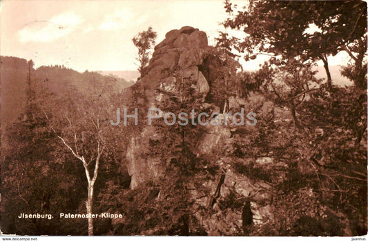 Ilsenburg - Paternoster Klippe - cliff - old postcard - 1929 - Germany - used - JH Postcards