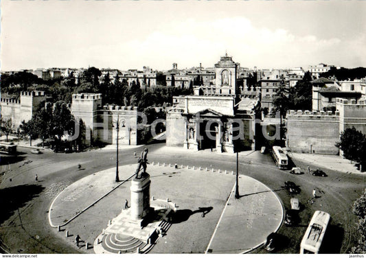 Roma - Rome - Porta Pia - Pia Gate - 27549/51 - old postcard - 1956 - Italy - used - JH Postcards