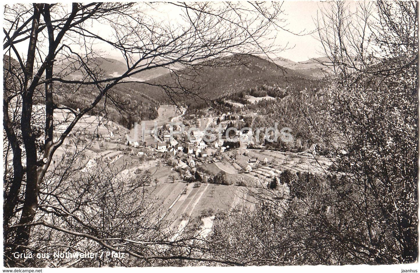 Gruss aus Nothweiler - Pfalz - Gaststatte zur Wegelnburg - 2040 - Germany - unused - JH Postcards