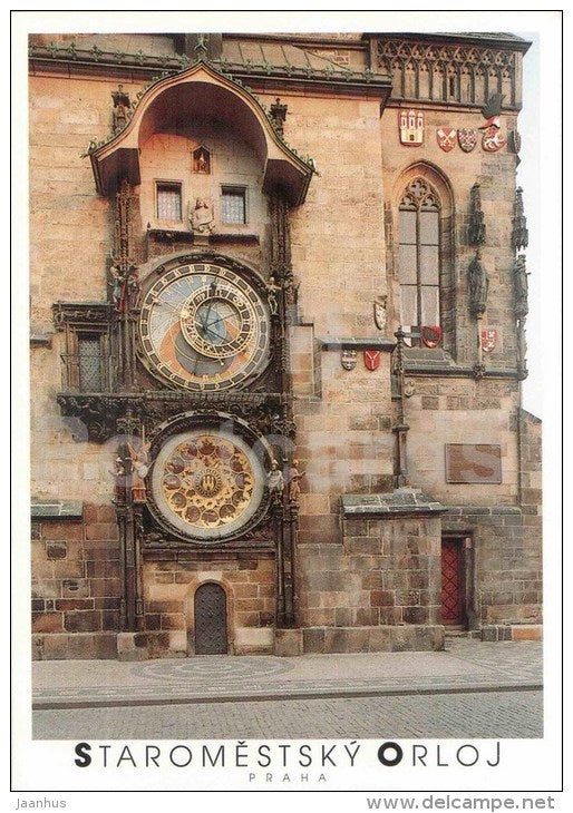 Praha - Prague - Astronomical Clock - Czech Republic - unused - JH Postcards