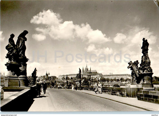 Praha - Prague - Karluv Most - Charles Bridge - Prague Castle - 10-40311 - Czech Republic - Czechoslovakia - unused - JH Postcards