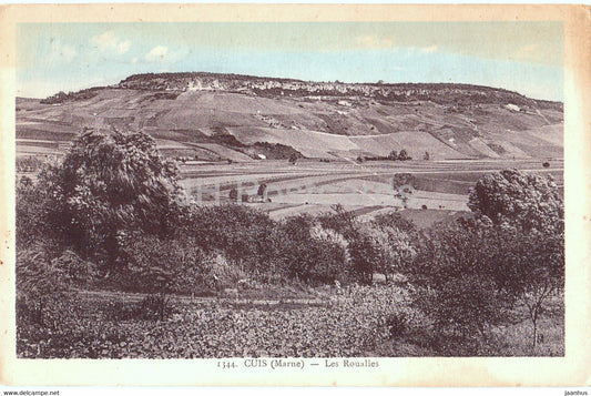 Cuis - Les Roualles - 1344 - old postcard - France - used - JH Postcards