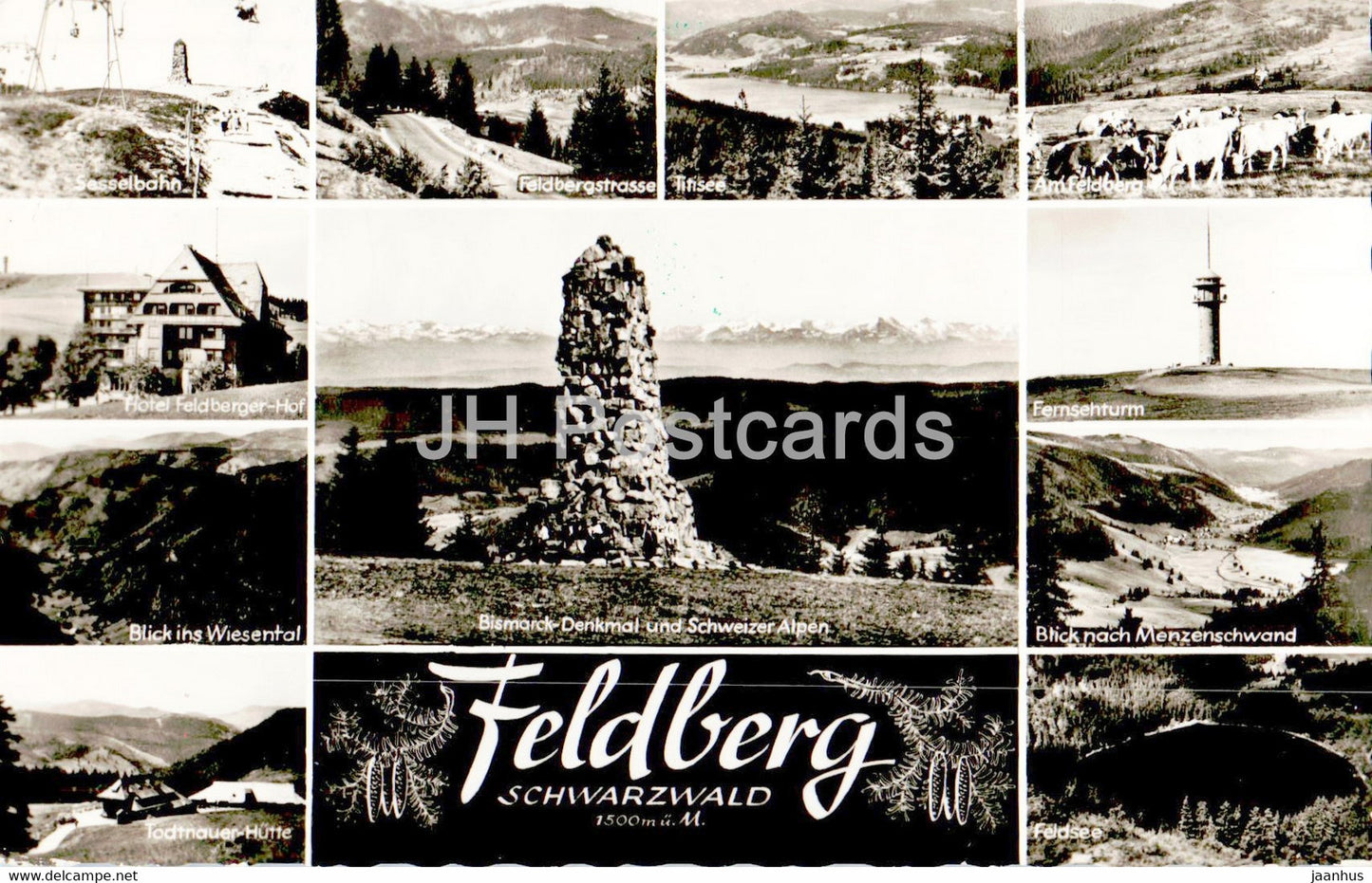 Feldberg - Schwarzwald - Sesselbahn - 1969 - Germany - used - JH Postcards