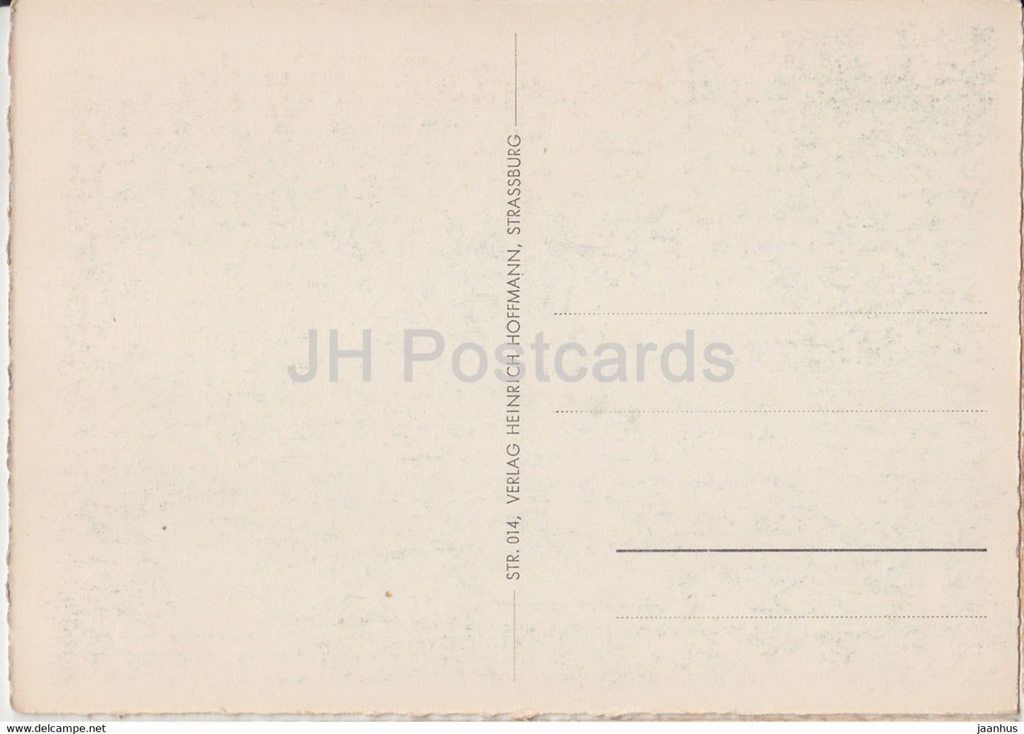 Straßburg - Straßburg - Jung St. Peter Kirche - Kirche - alte Postkarte - Frankreich - unbenutzt