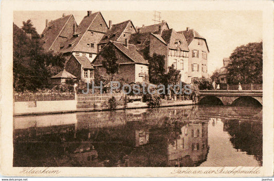 Hildesheim - Partie der Bischofsmuhle - 20151 - old postcard - Germany - unused - JH Postcards