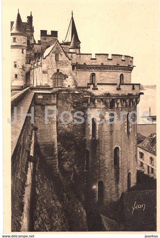 Chateau d'Amboise - Cote Est - 102 - castle - old postcard - France - unused - JH Postcards
