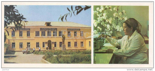 Scientific Research Institute of Agriculture - laboratory - Chimboy - Karakalpakstan - 1974 - Uzbekistan USSR - unused - JH Postcards